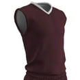 thumbnail image 1 of Clutch Reversible Basketball Jersey, Adult Medium, Maroon and White, 1 of 2