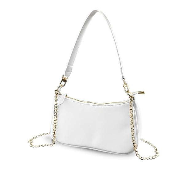 Clutch Tote Handbag, Small Purse with 2 Removable Straps, Zipper Closure for Women's Crossbody Bag