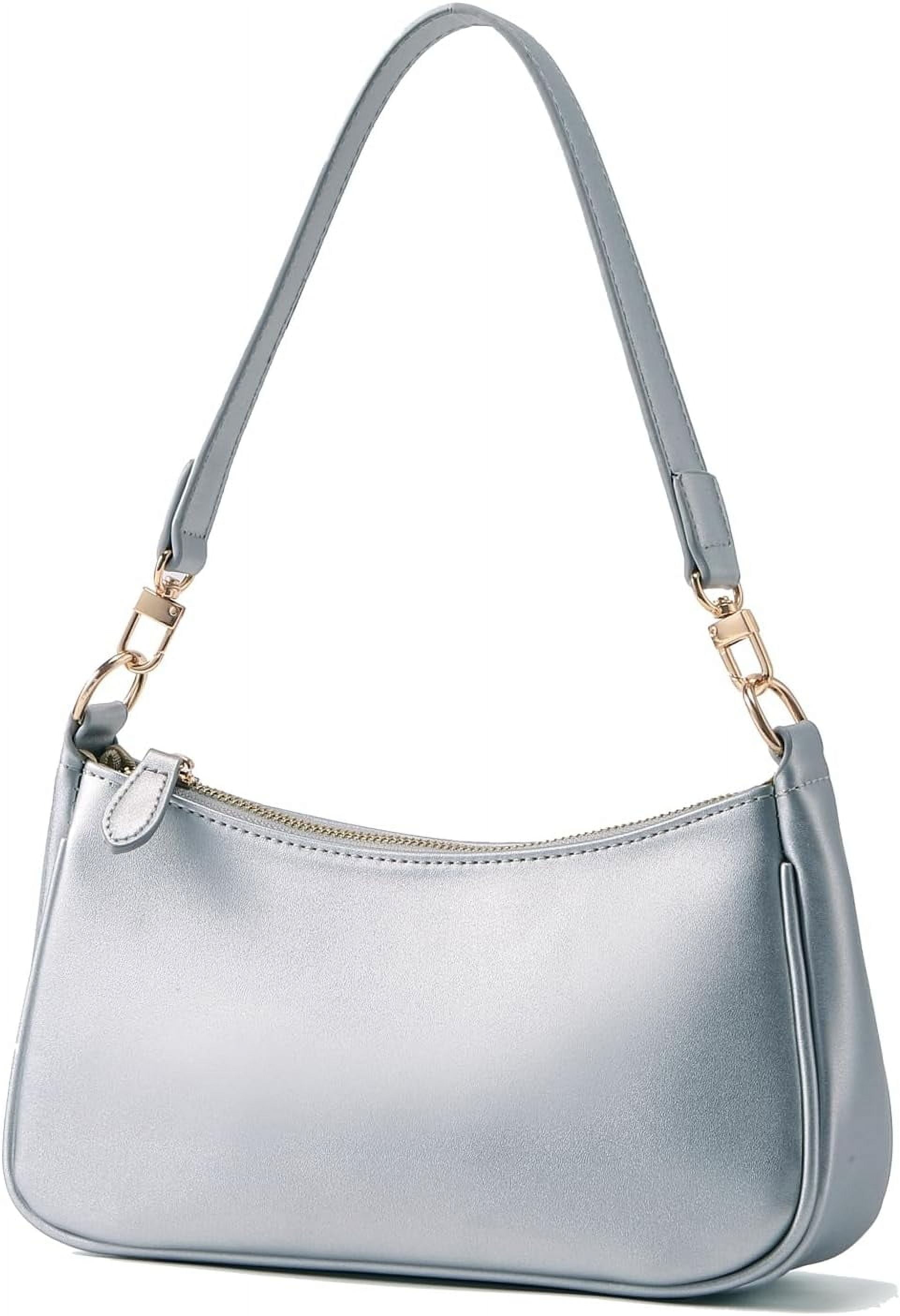 Clutch Tote Handbags with 2 Removable Straps and Zipper Closure Crossbody Bags Shoulder Purse Handbag for Women