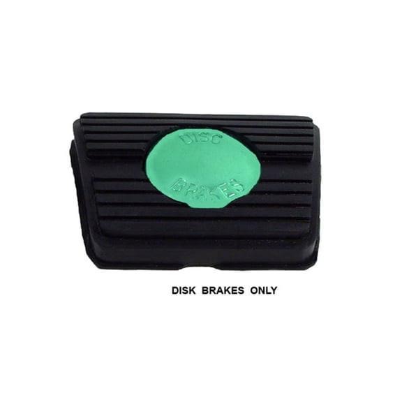 Clutch or Brake Pedal Pads w/ SS Center For Chevrolet Camaro 1967-1969 - CB 99-H