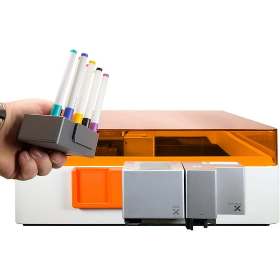 The No More Clutter Tool Holder Compatible with The XTool M1 Ultra, Tool Holder with Pen Organizer Insert - Compatible with Print Module, Laser Cutter, Carriage, Fine Point Pens, Cutting Accessories