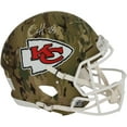 thumbnail image 1 of Clyde Edwards-Helaire Kansas City Chiefs Autographed Riddell Camo Alternate Speed Authentic Helmet - Fanatics Authentic Certified, 1 of 2