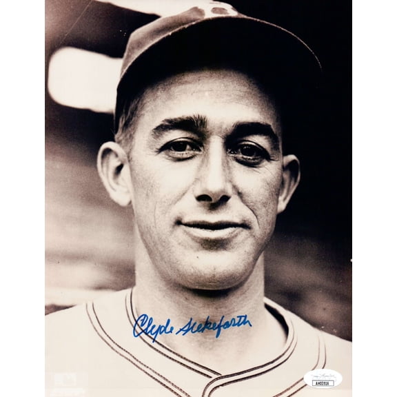 Clyde Sukeforth Signed Autographed 8X10 Photo Brooklyn Dodgers JSA AH03516