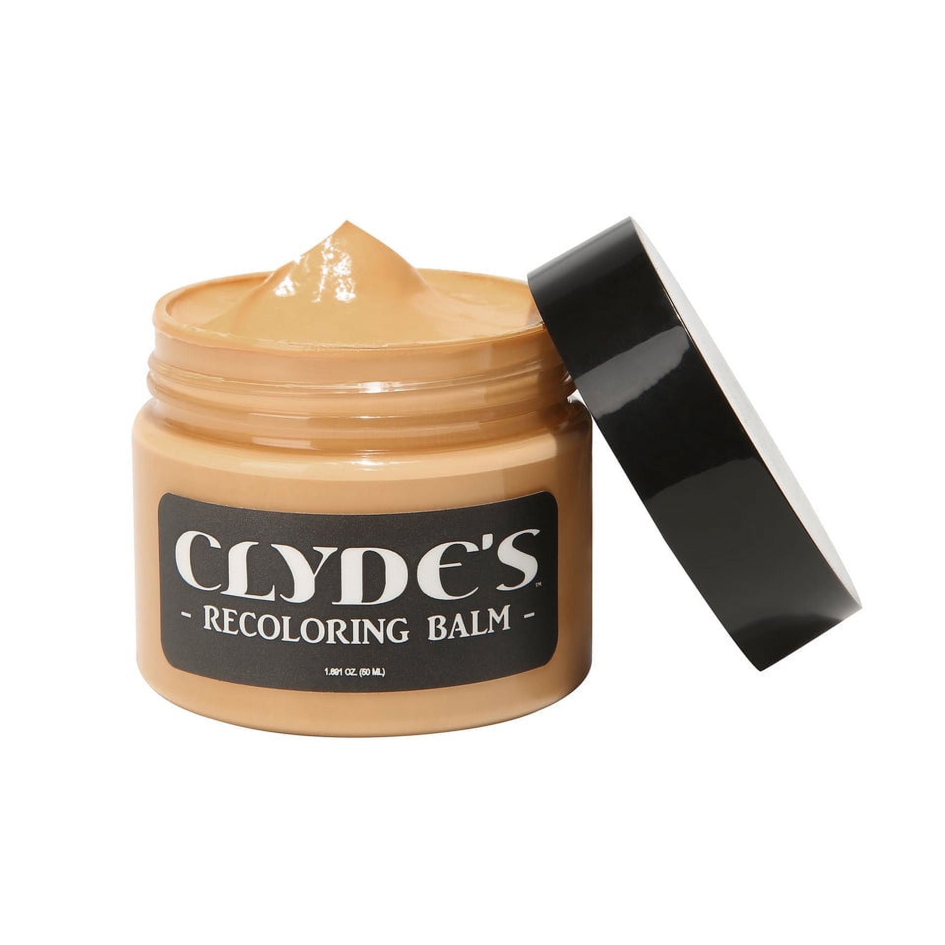  Clyde's™ Leather Recoloring Balm, Non Toxic Leather Color  Restorer for Furniture, Car Seat, Tack