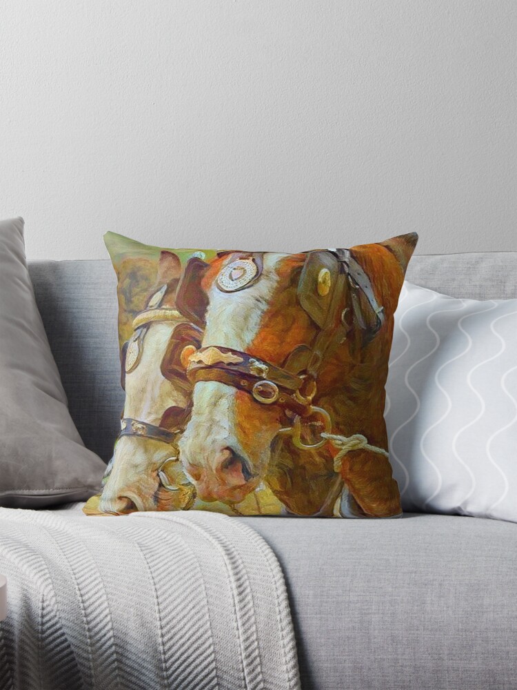 Clydesdale Throw Pillow Covers Cases Cushion Cover Case Sofa 20x20