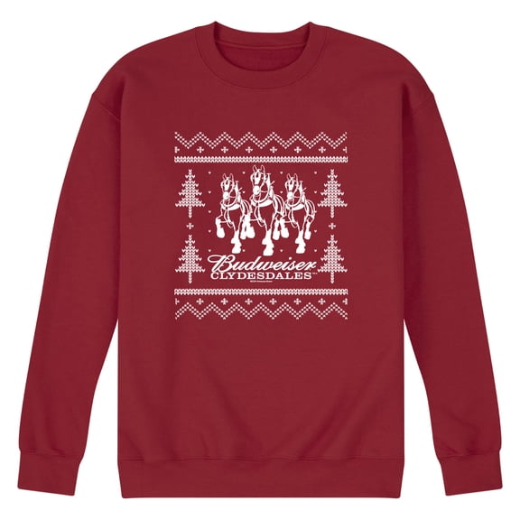 Clydesdales - Bud Sweater - Men's Crew Fleece Sweatshirt