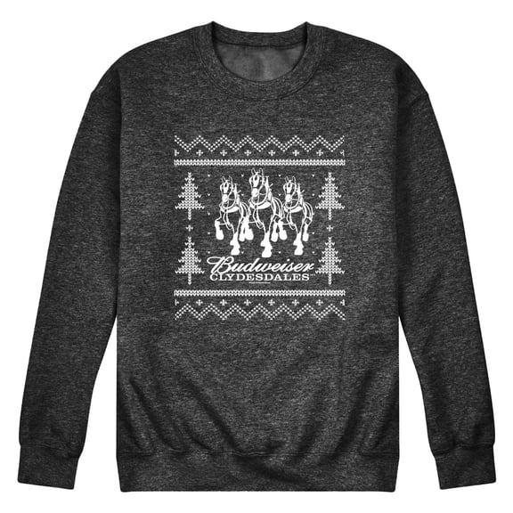 Clydesdales - Bud Sweater - Men's Crew Fleece Sweatshirt