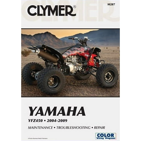 Clymer ATV Manual - Yamaha YFZ450 & YFZ450R - M287-2