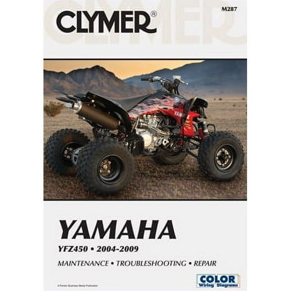 Clymer ATV Manual - Yamaha YFZ450 & YFZ450R - M287-2
