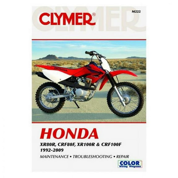 Clymer Repair/Service Manual '92-09 XR80R/XR100R/CRF80F/CRF100F (M222)