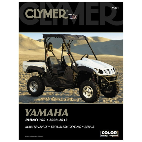 Clymer Repair/Service Manual '08-12 Rhino 700 (CM291)
