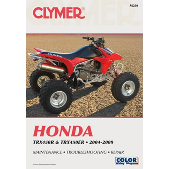Clymer Repair/Service Manual '04-09 TRX450R & TRX450ER (CM201)