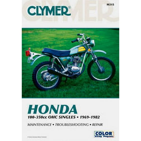 Clymer Repair/Service Manual '69-82 Overhead Cam Singles 100-350cc (M315)