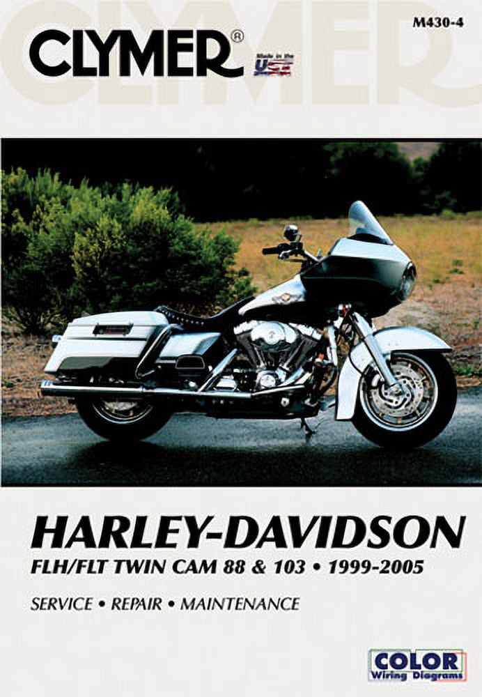 Clymer Manuals M4304; Fits Harley Davidson Flh / Flhr Motorcycle Repair Service Manual