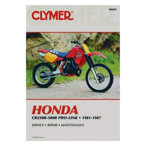 Clymer Repair/Service Manual '81-87 CR250R/450R/480R/500R Pro-Link (M443)