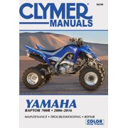 Clymer Motorcycle Yamaha Raptor 700R 2006-2016 Edition 2 Paperback
