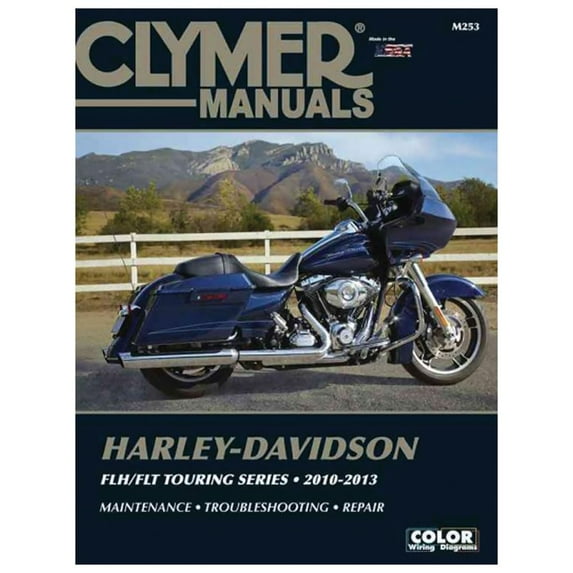 Clymer Repair Manuals for Harley-Davidson Electra-Glide Ultra Classic FLHTCU (ABS) 2010-2013