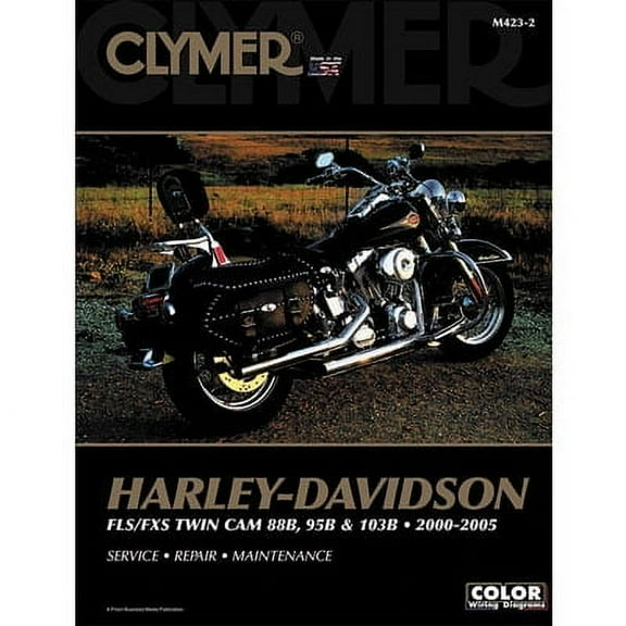 Clymer Repair Manuals for Harley-Davidson Softail Heritage Classic FLSTC 2000-2003