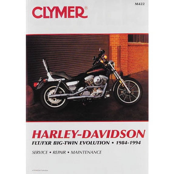 Clymer Repair Manuals for Harley-Davidson Super Glide Low Rider Belt FXSB 1984-1985