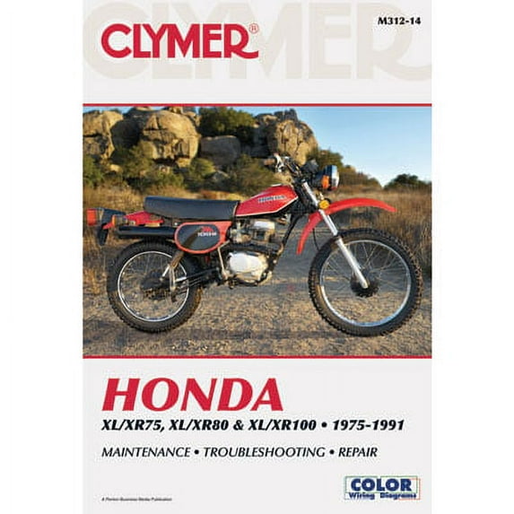 Clymer Repair Manuals for Honda XR80 1979-1989