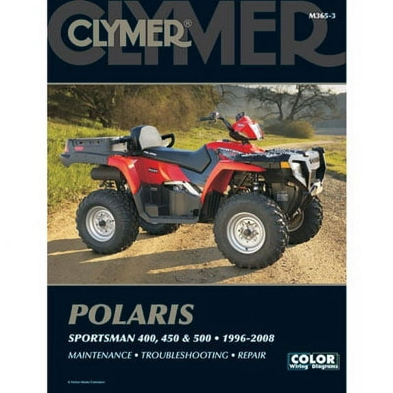 Clymer Repair Manuals for Polaris SPORTSMAN 500 X2 4X4 2006-2009