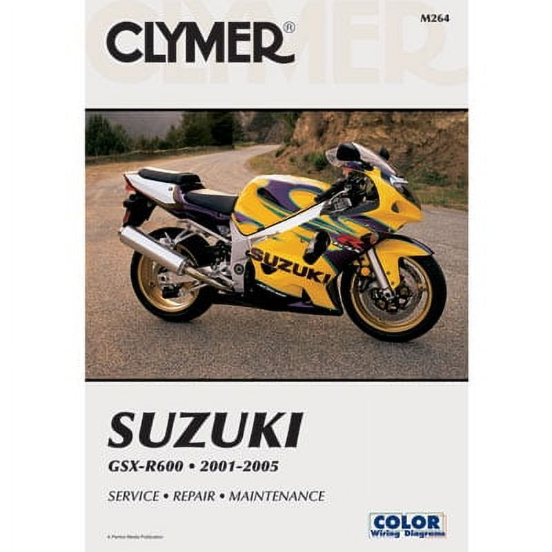Clymer Repair Manuals for Suzuki GSXR600 2001