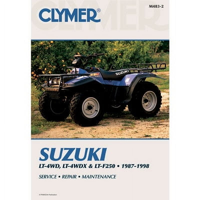 Clymer Repair Manuals for Suzuki LT250F QUADRUNNER 1988-1998
