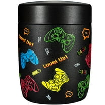 Clytem 8oz Thermo for Hot Food, Small Insulated Lunch Container XJ - Black Game