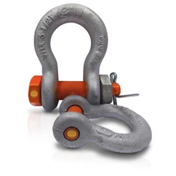 Cm Columbus Mckinnon 490-M666A-P 1.37 in. Alloy Screw Pin Anchor Shackle