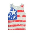 thumbnail image 1 of Cm-Kid Toddler Boys 4th of July Tees Tops Sleeveless Flag T-shirts 3T, 1 of 7