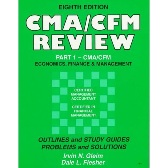 Pre-Owned Cma/Cfm Review: Economics, Finance Amd Management