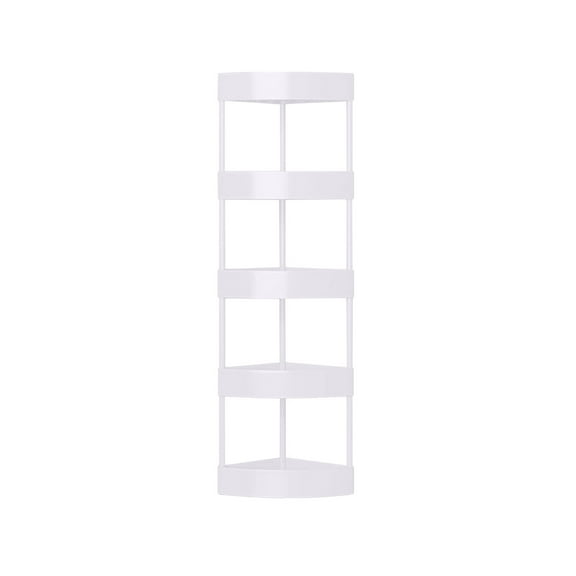 Cmafuca Corner Shower Caddy Stand-4 Tier Rustproof Anodized Aluminum Standing Shower Organizer-Shower Caddy Corner-Dual Stability to Anti-Shaking-Height