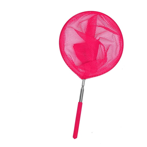Cmafuca Extendable Pool Leaf Skimmer Net , Lightweight Fine Mesh Debris Rake for Swimming Pool Pond Bathtub, Kids Bug Catching & Fish Landing Net with Sturdy Metal Rod, Outdoor Water Cleaning Tool