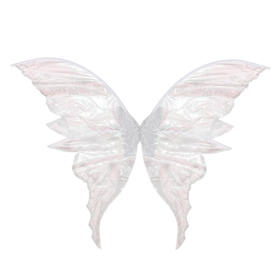 Cmafuca Fairy Wings for Women Butterfly Cosplay Wings Adult Costume Wings with Elastic Shoulder Straps Organza Material Sparkly Gradient Effect 35×28in Foldable Photography Props