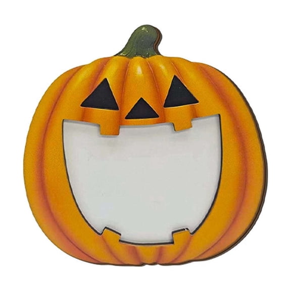 Cmafuca Halloween Jack O Lantern Picture Frame, Pumpkin-Shaped Picture Frame For Halloween