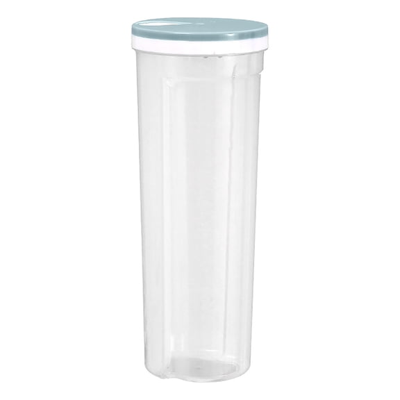 Cmafuca Plastic Tall Food Storage Spaghetti Noodle Pasta Container with Locking Lid Clear Dry Food Keeper Canister Cereal Crisper Box