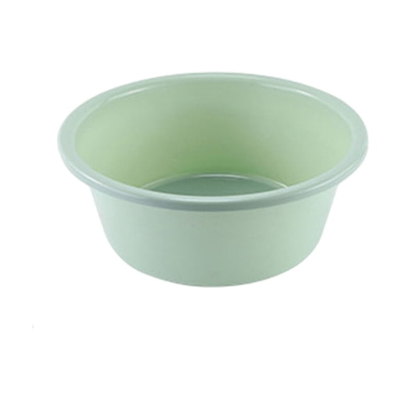 Cmafuca Round Plastic Wash Basin, Stackable Camping Dishpan, Portable Vegetable Fruit Dish Tub,Small Multipurpose Washtub for Face Cleansing, Home Kitchen Sink Outdoor Indoor,10.24x4.13in