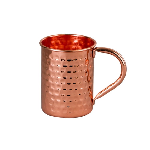 Cmafuca15oz Hammered Moscow Mule Mugs Handcrafted Cocktail Mug With Curved Handle For Beer Whiskey Cocktails Home Bar And Party Use