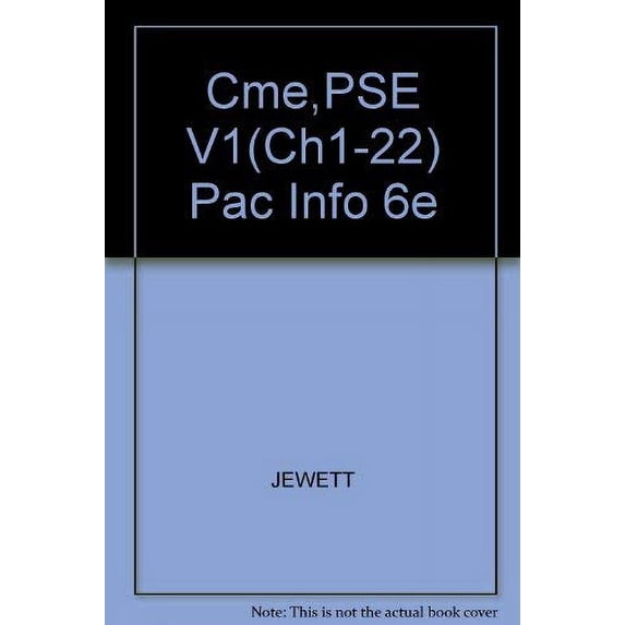 Pre-Owned Cme,PSE V1(Ch1-22) Pac Info 6e Paperback