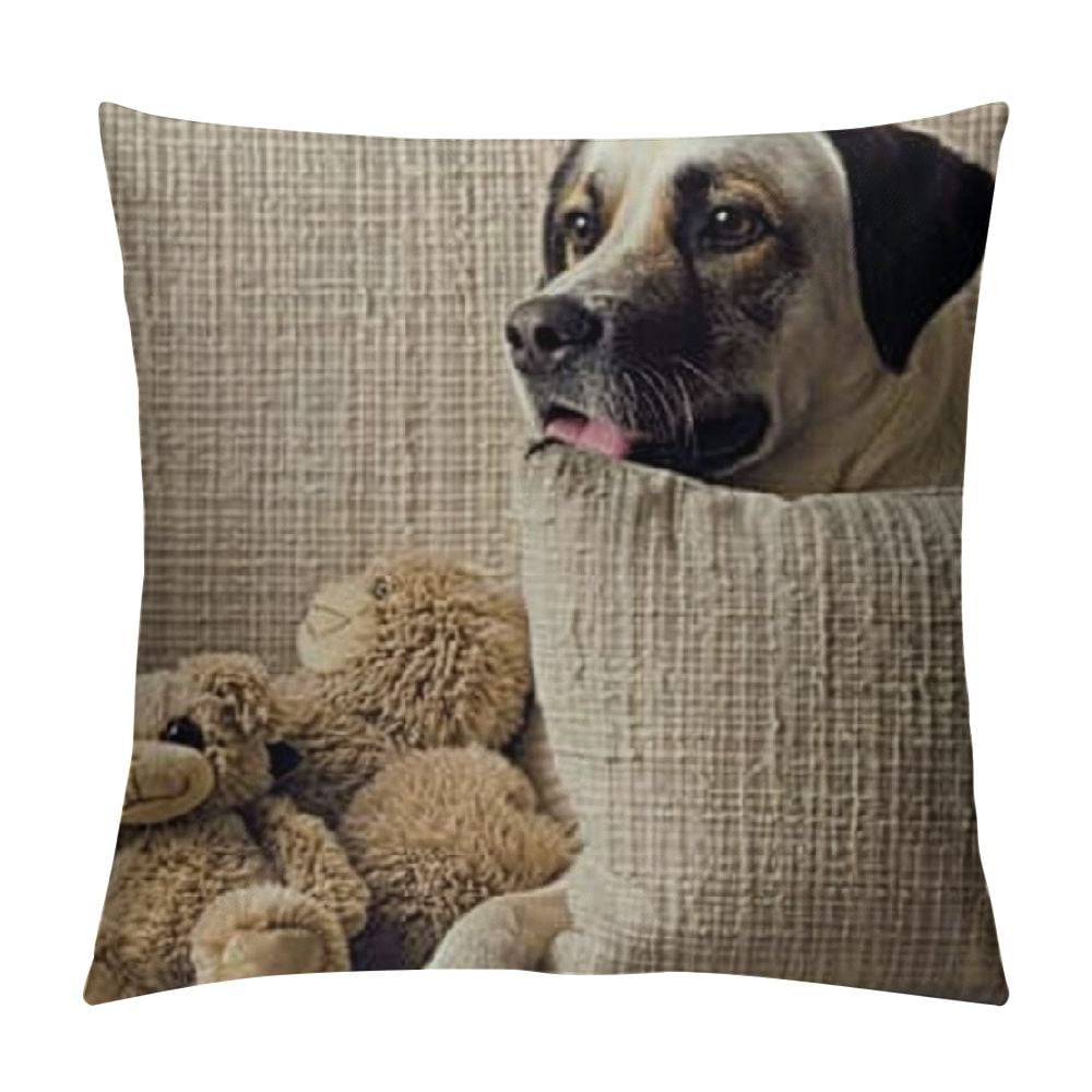 Cmefzd Decorative Throw Pillow Covers Pet Wildlife Brown Shot Studio