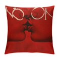 Cmefzd Valentine's Day Saying Quote Words Throw Pillow Cover Holiday Love Heart Anniversary