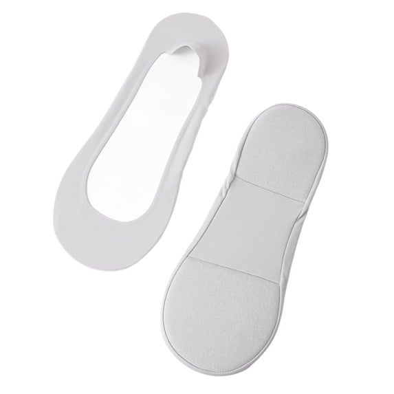 Cmfcve 4 Pairs Arch Support Socks for Women No Show Liner Socks Non-Slip Cushion Socks
