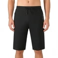 thumbnail image 1 of Cmfcve Athletic Running Shorts for Men 9" Lightweight Quick Dry Drawstring Gym Shorts with Zipper Pockets, 1 of 5