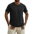 thumbnail image 1 of Cmfcve Big & Tall Crewneck T Shirt for Men Casual Short Sleeve Basic Everyday Summer Top Lightweight Breathable Sport Tee, 1 of 7