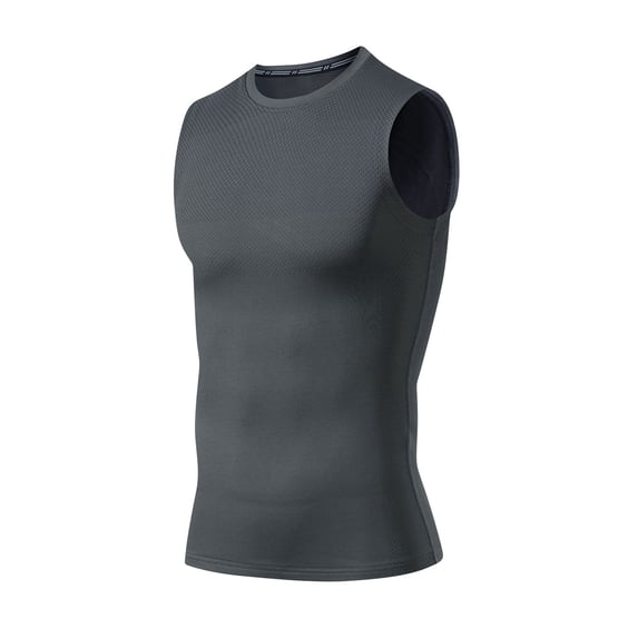 Cmfcve Big & Tall Men's Summer Tops Dry Fit Workout Running Tank Top Gym Sleeveless Muscle Athletic Shirt
