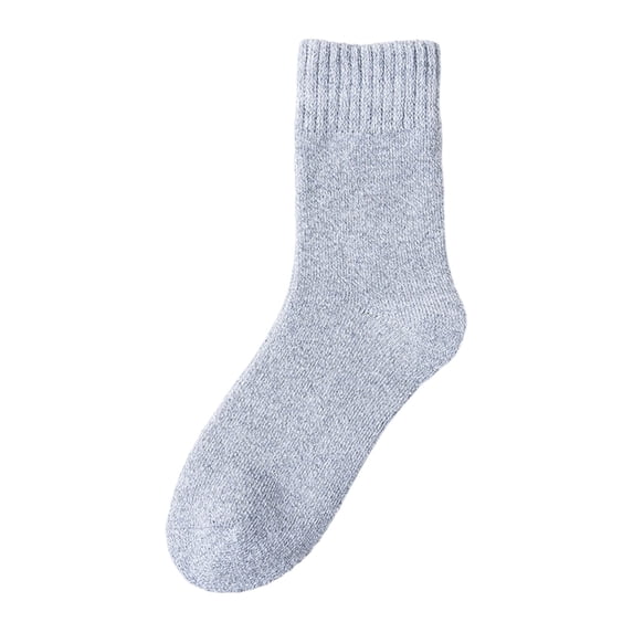 Cmfcve Boot Socks for Women Crew Winter Warm Socks Solid Thick Mid-Calf Casual Socks