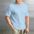 thumbnail image 1 of Cmfcve Casual Men's Tees Simple Loose Sports Tops Short Sleeve Round Neck Gym T-shirt, 1 of 6