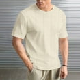 thumbnail image 1 of Cmfcve Casual Men's Tees Simple Loose Sports Tops Short Sleeve Round Neck Gym T-shirt, 1 of 9