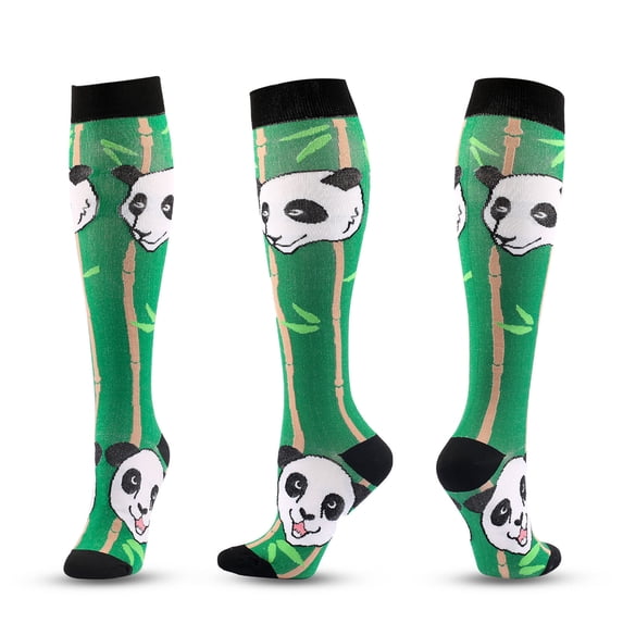 Cmfcve Compression Socks for Men Cartoon Print Knee High Sports Socks