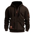 thumbnail image 1 of Cmfcve Hoodies for Men Casual Long Sleeve Zip up Hooded Sweatshirt Fashion Fall Athletic Daily Jacket, 1 of 5